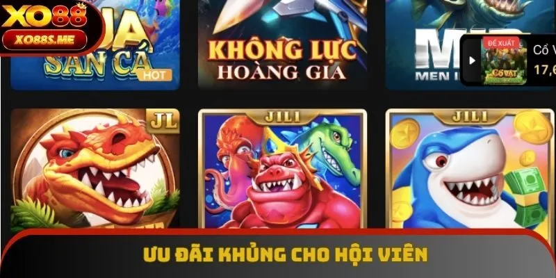 Ưu đãi khủng cho hội viên Ưu đãi khủng cho hội viên