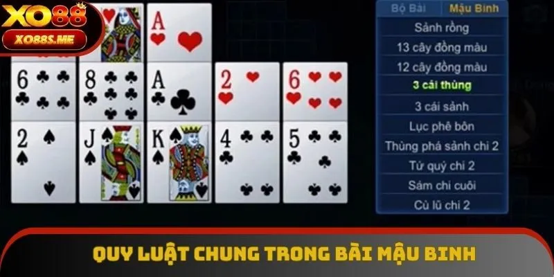 Lưu lại quy luật cơ bản trong cách chơi Mậu Binh