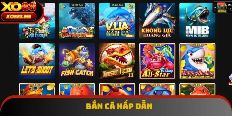 Trải nghiệm siêu phẩm bắn cá hấp dẫn tuyệt vời Trải nghiệm siêu phẩm bắn cá hấp dẫn tuyệt vời